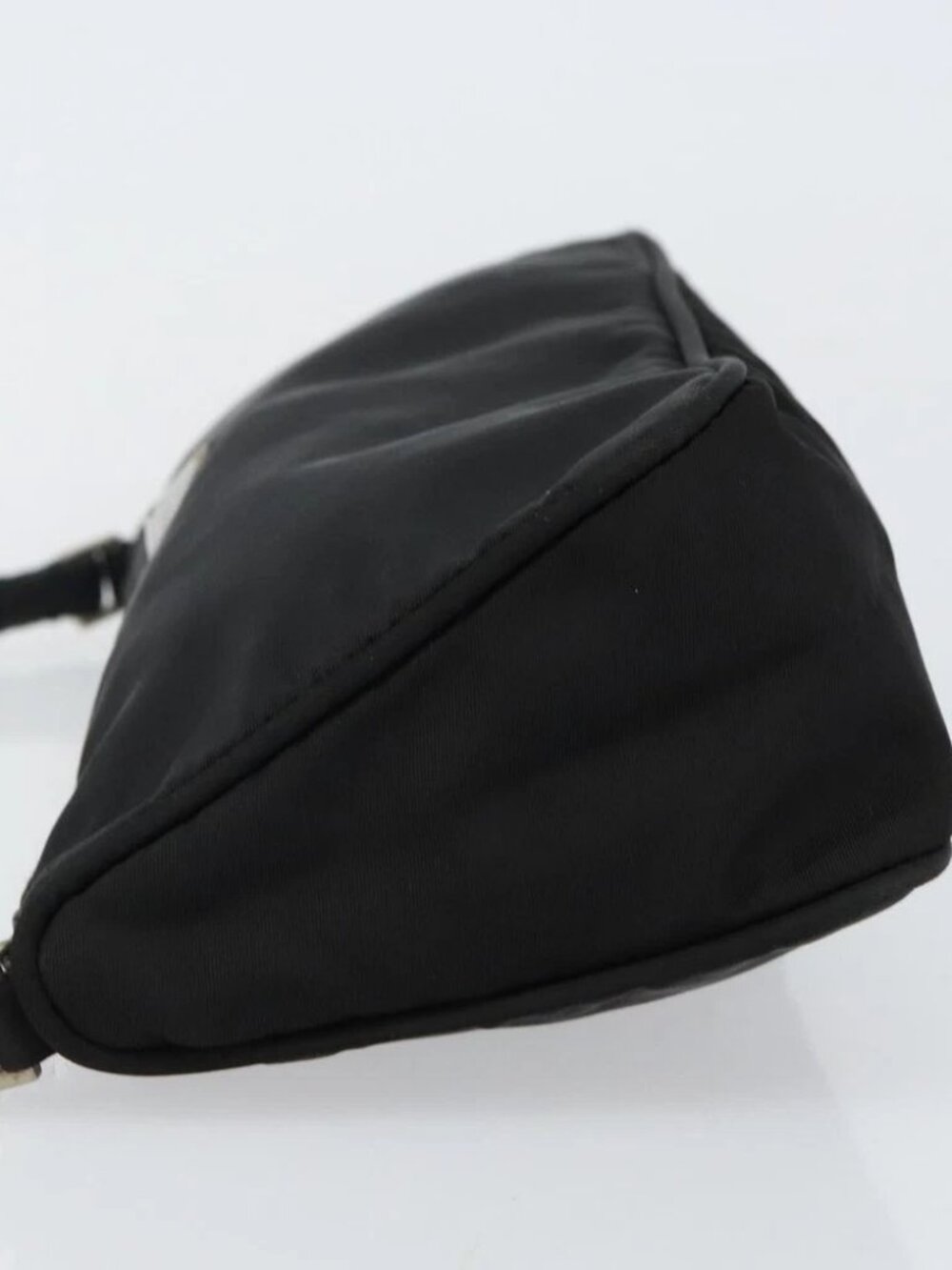 PRADA Accessory Pouch Nylon Black Silver Auth - Picture 5 of 15